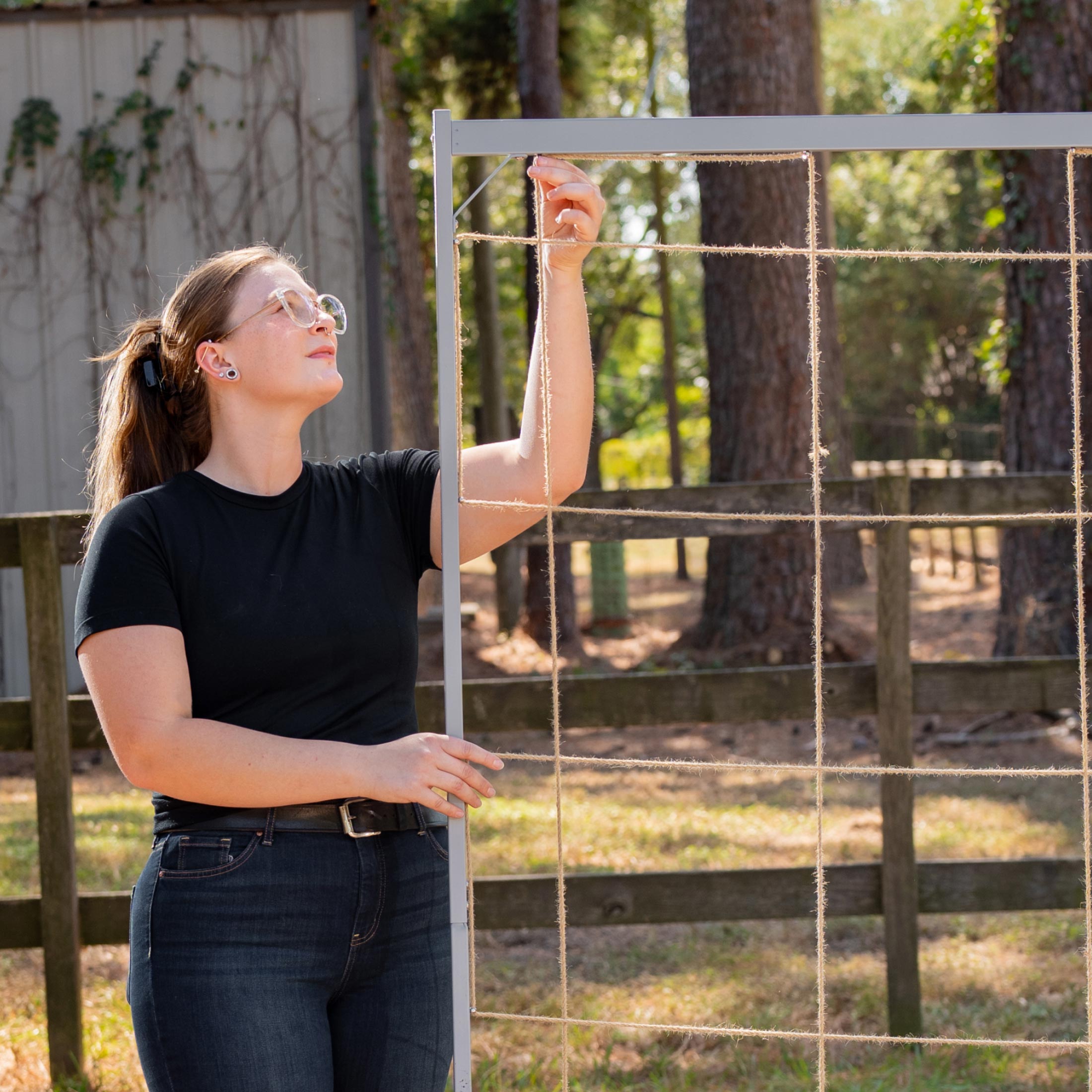 Metal Frame String Trellis - Team Grow