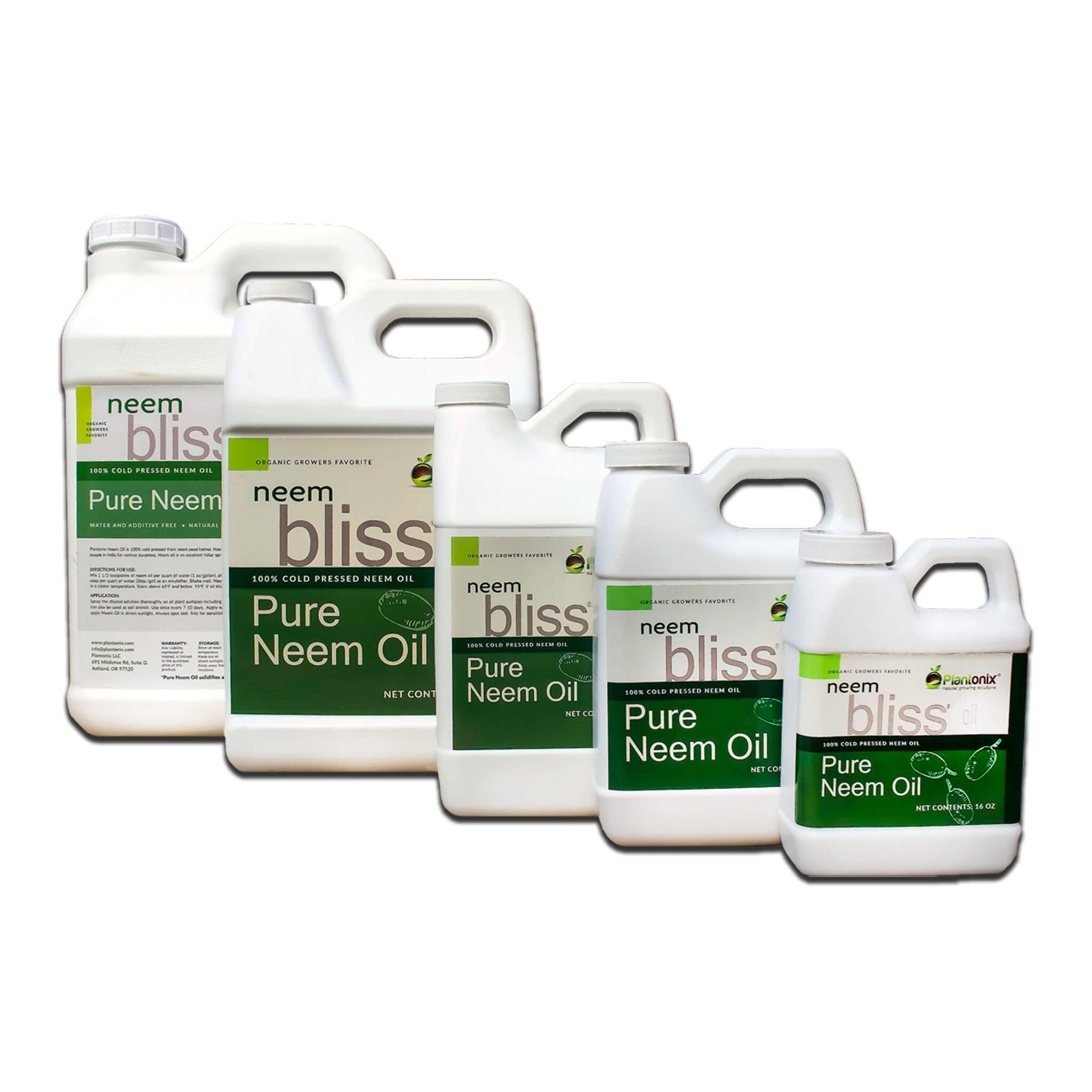 Neem Bliss Oil 100% Pure Cold Pressed Neem Oil OMRI Listed - Team Grow