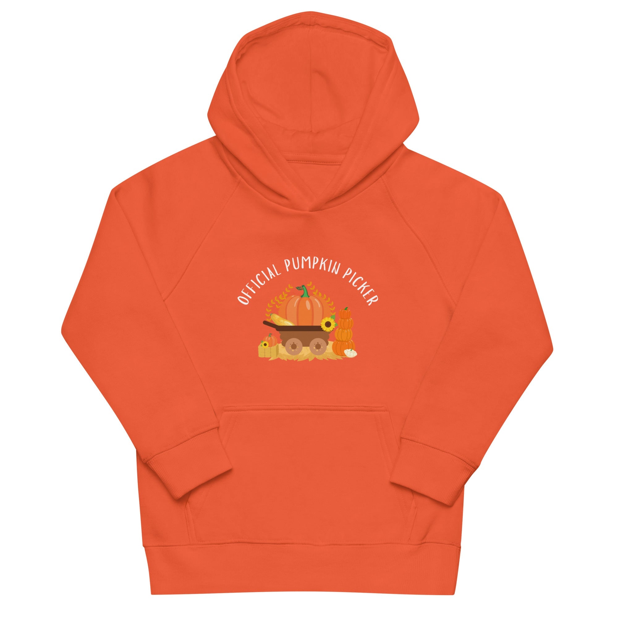 Official Pumpkin Picker - Kids Eco Hoodie - Team Grow