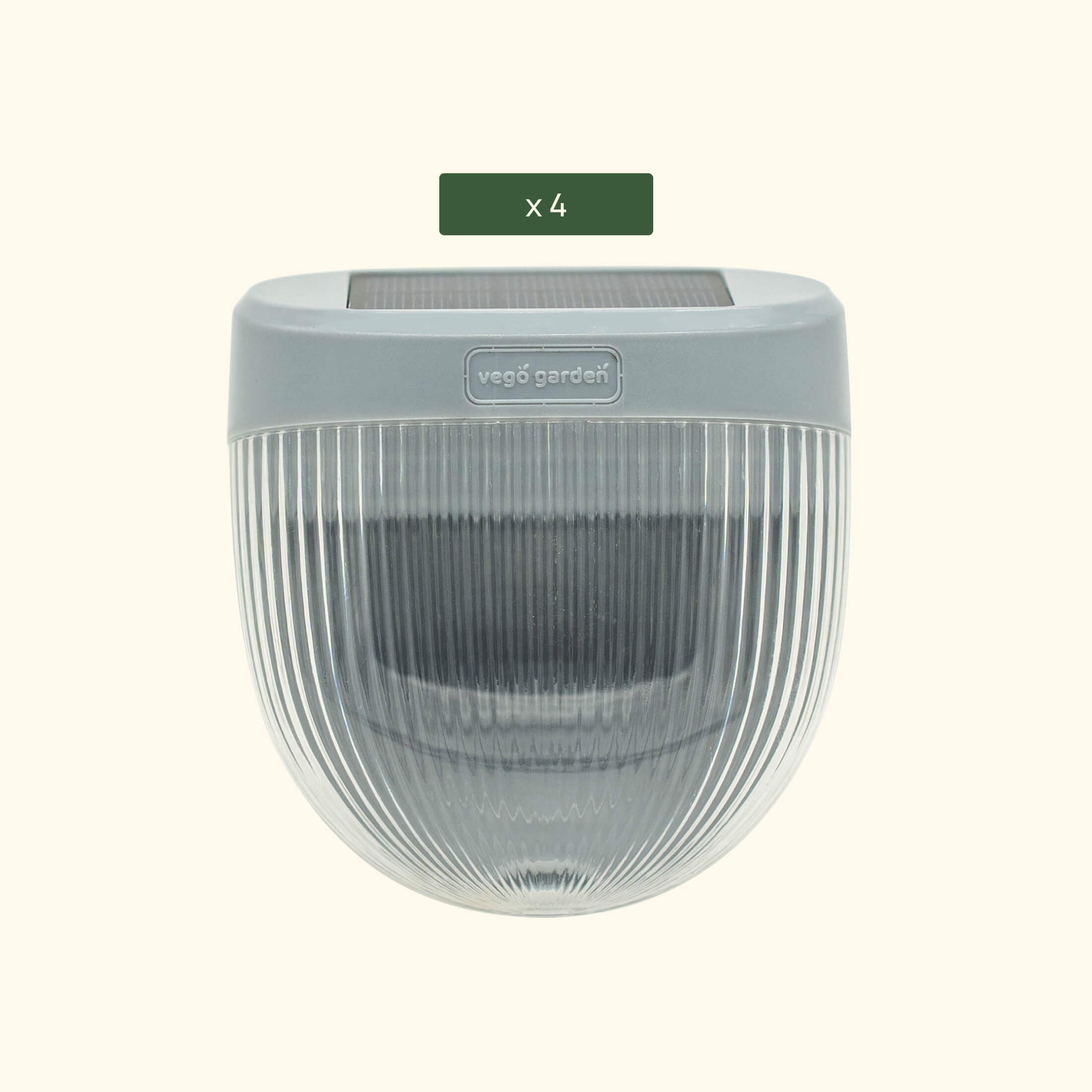 Rippled Solar Garden Light - Team Grow