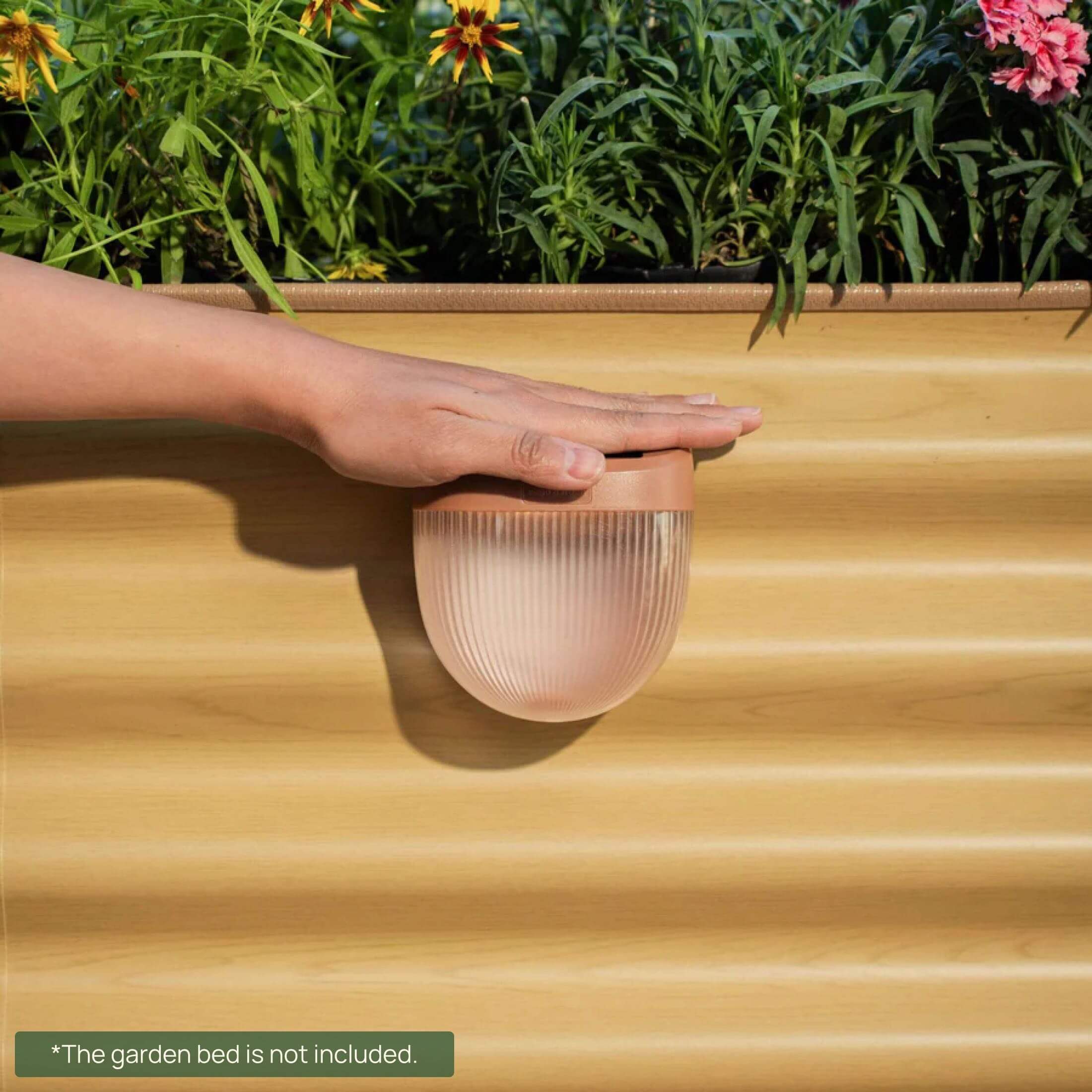 Rippled Solar Garden Light - Team Grow
