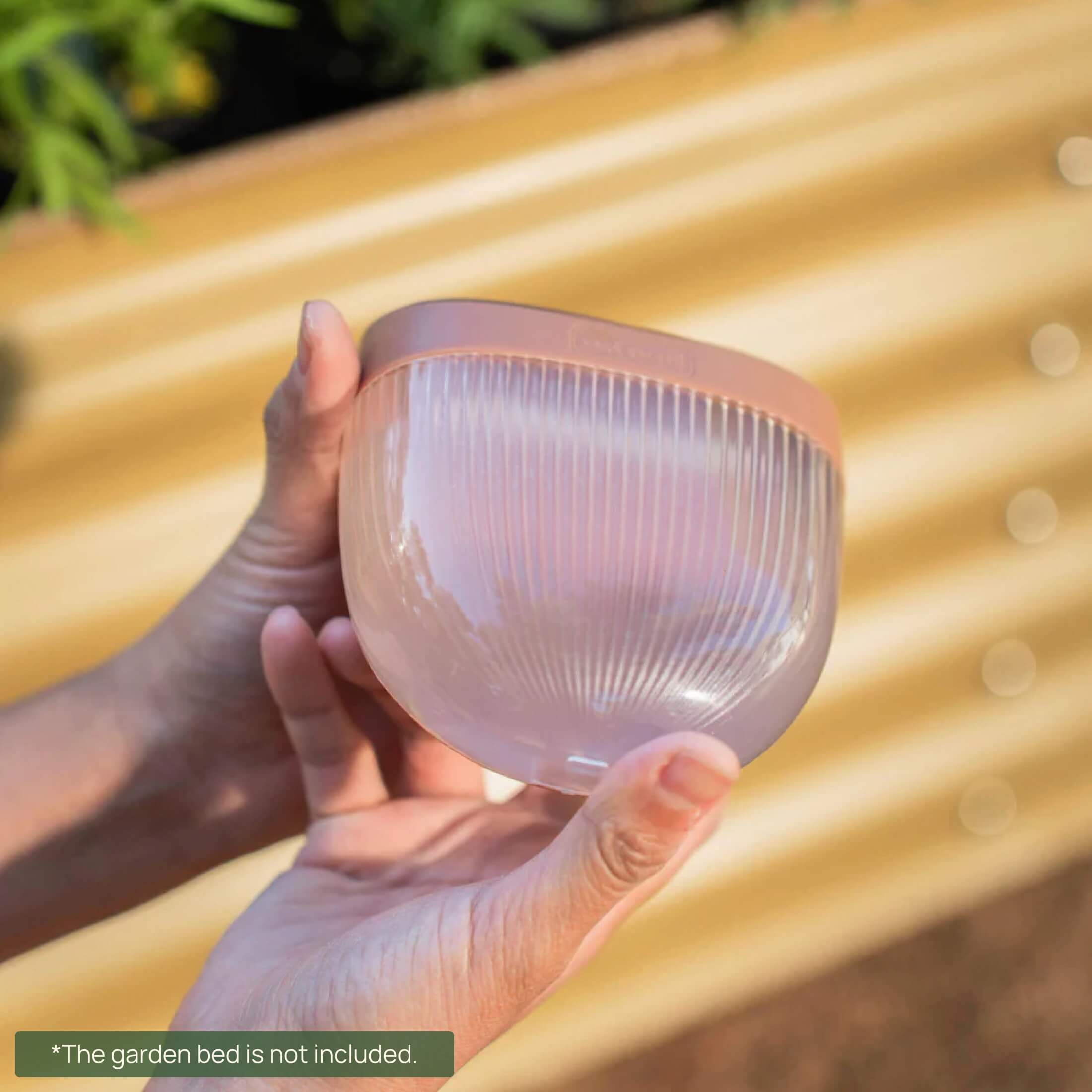 Rippled Solar Garden Light - Team Grow
