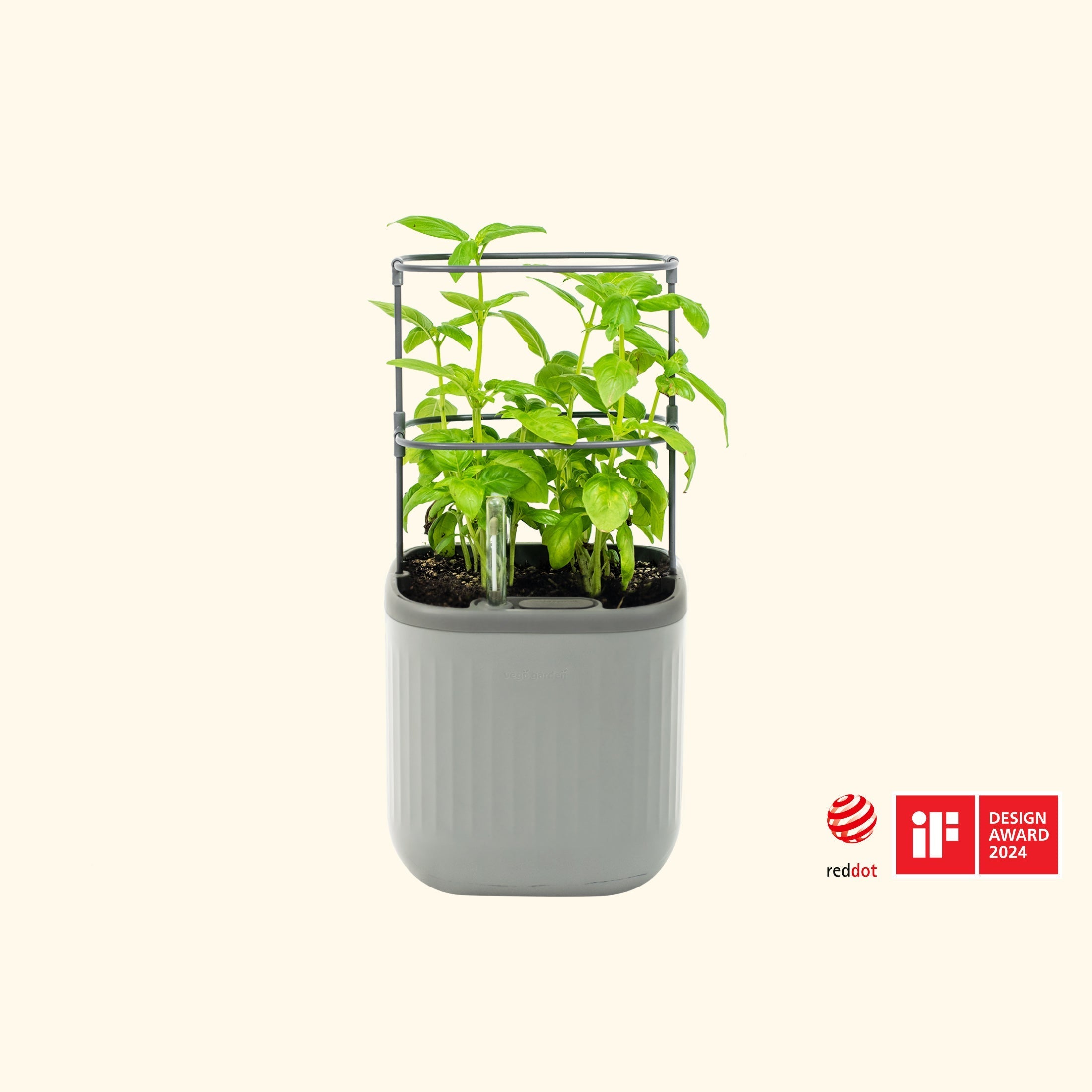Self - Watering Mini Planter Pot with Trellis - Team Grow