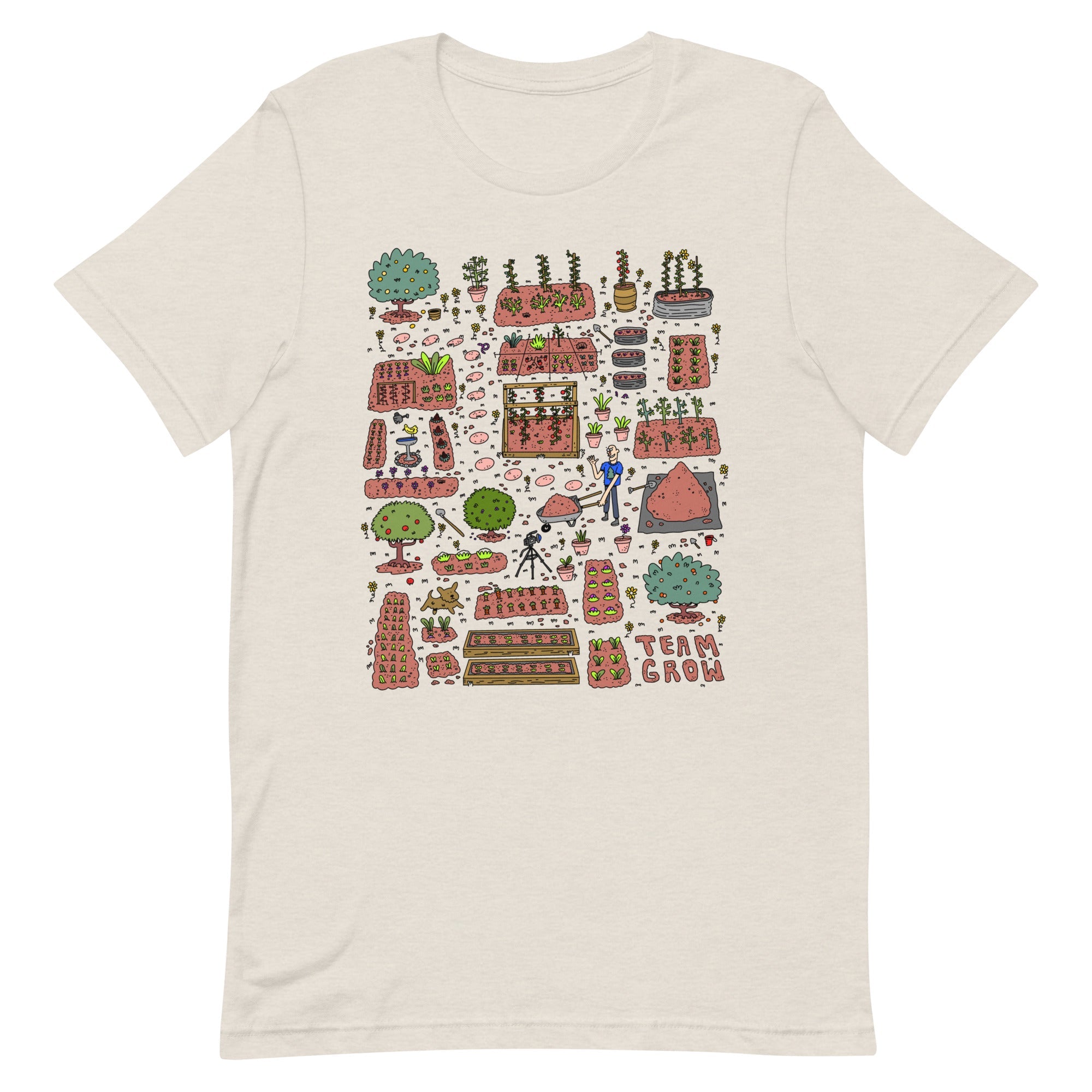 Team Grow Front Design Unisex t-shirt - Team Grow