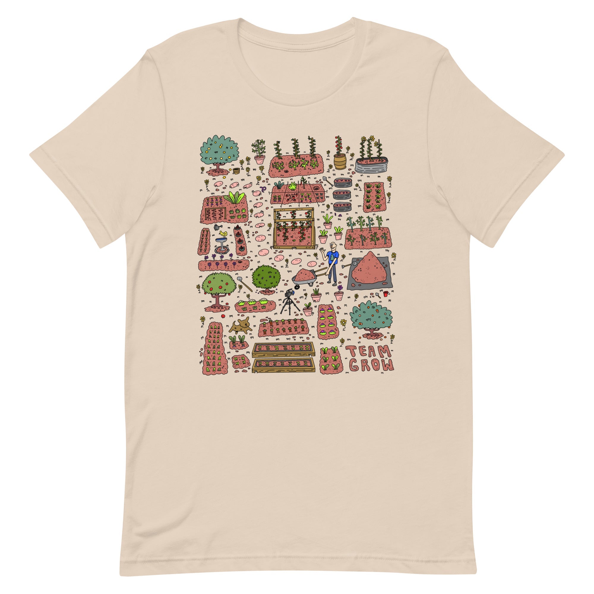 Team Grow Front Design Unisex t-shirt - Team Grow
