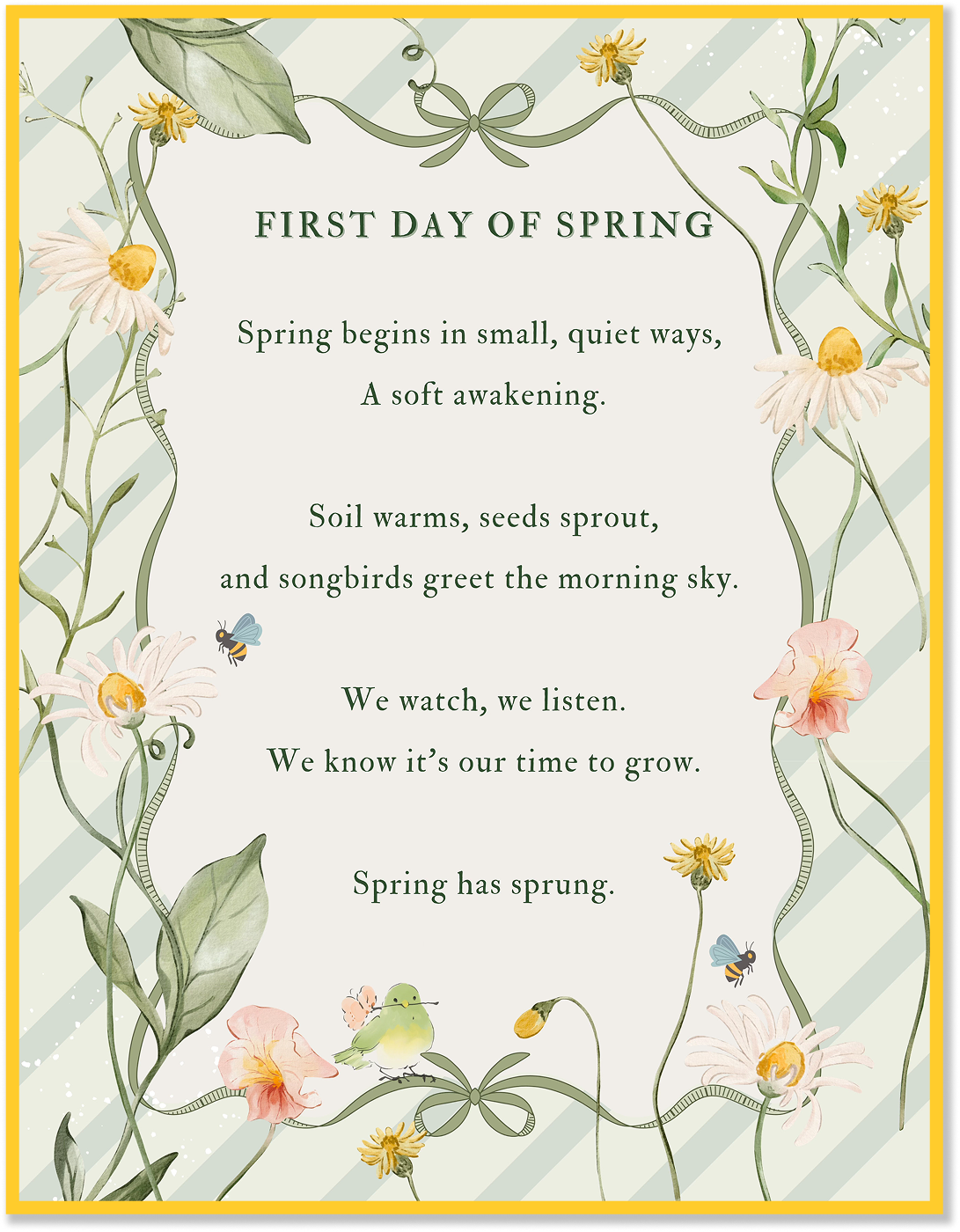 Start of Spring Poem