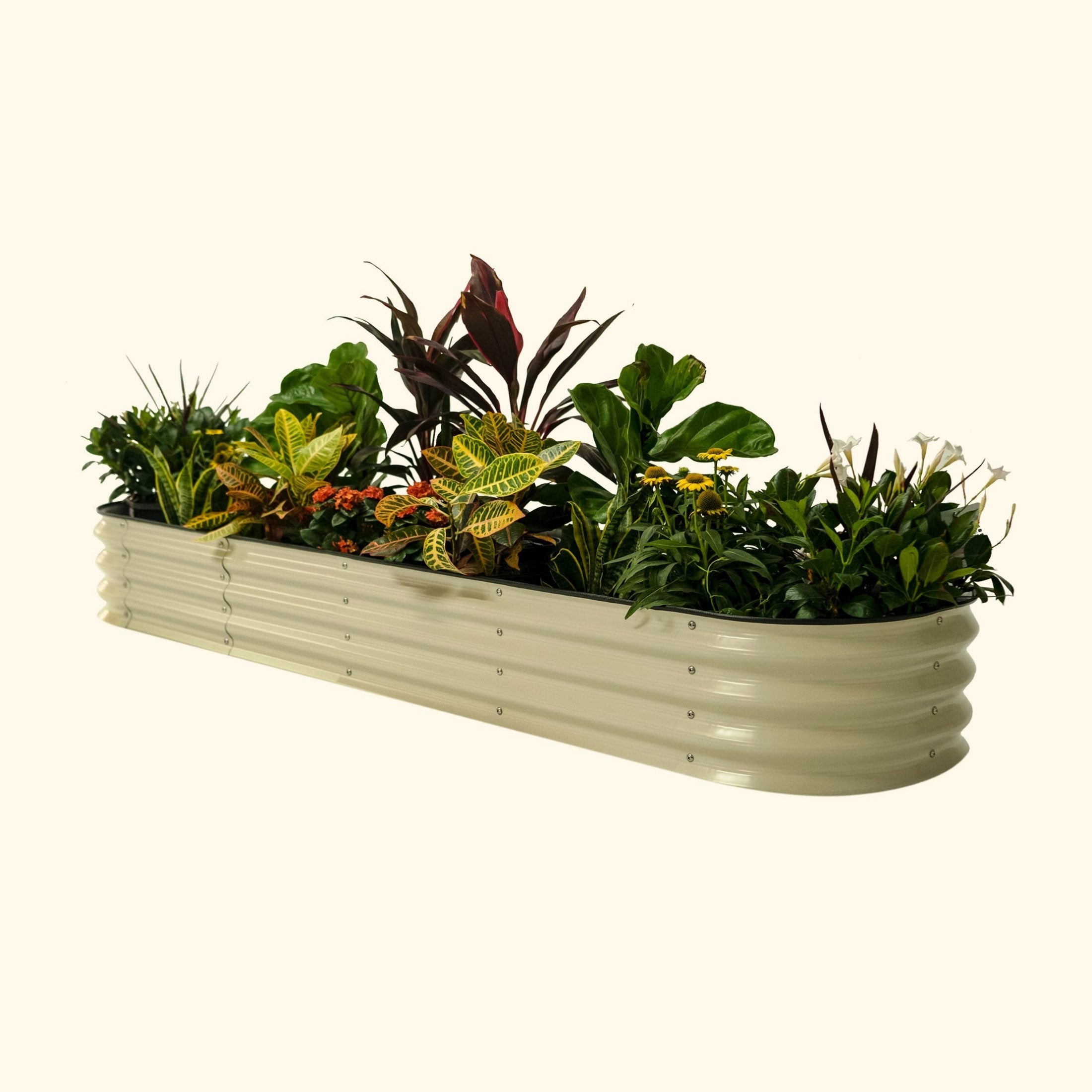 11" Tall 9 In 1 Large Modular Metal Raised Garden Bed Kit