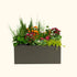 17" Tall Modern 42" x 42" Metal Raised Garden Bed