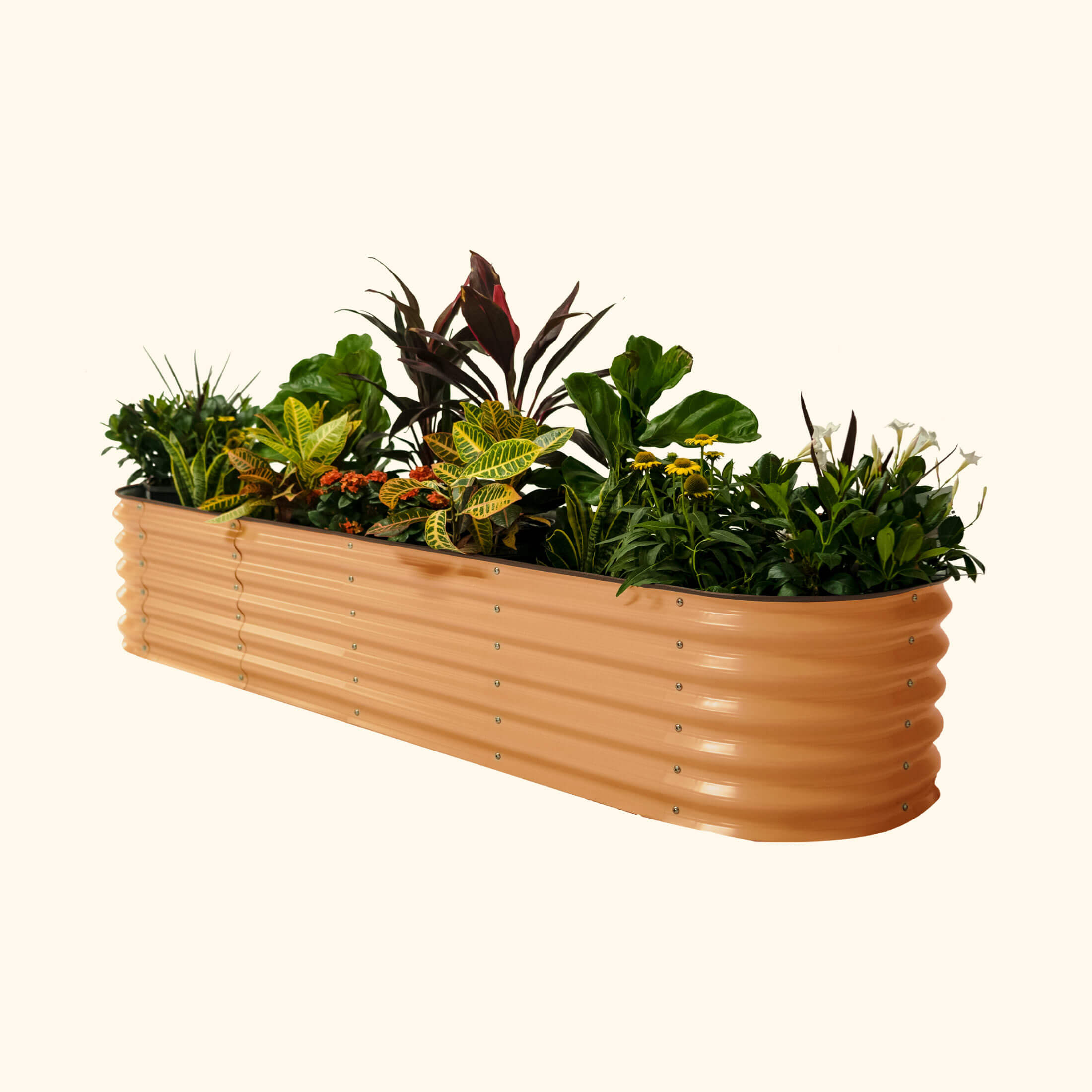 17" Tall 9 In 1 Large Modular Metal Raised Garden Bed Kit