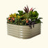 17" Tall 4 In 1 Small Modular Metal Raised Garden Bed Kit