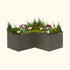 32" Extra Tall Modern 83" x 83" L Shape Metal Raised Garden Bed - 2nd box