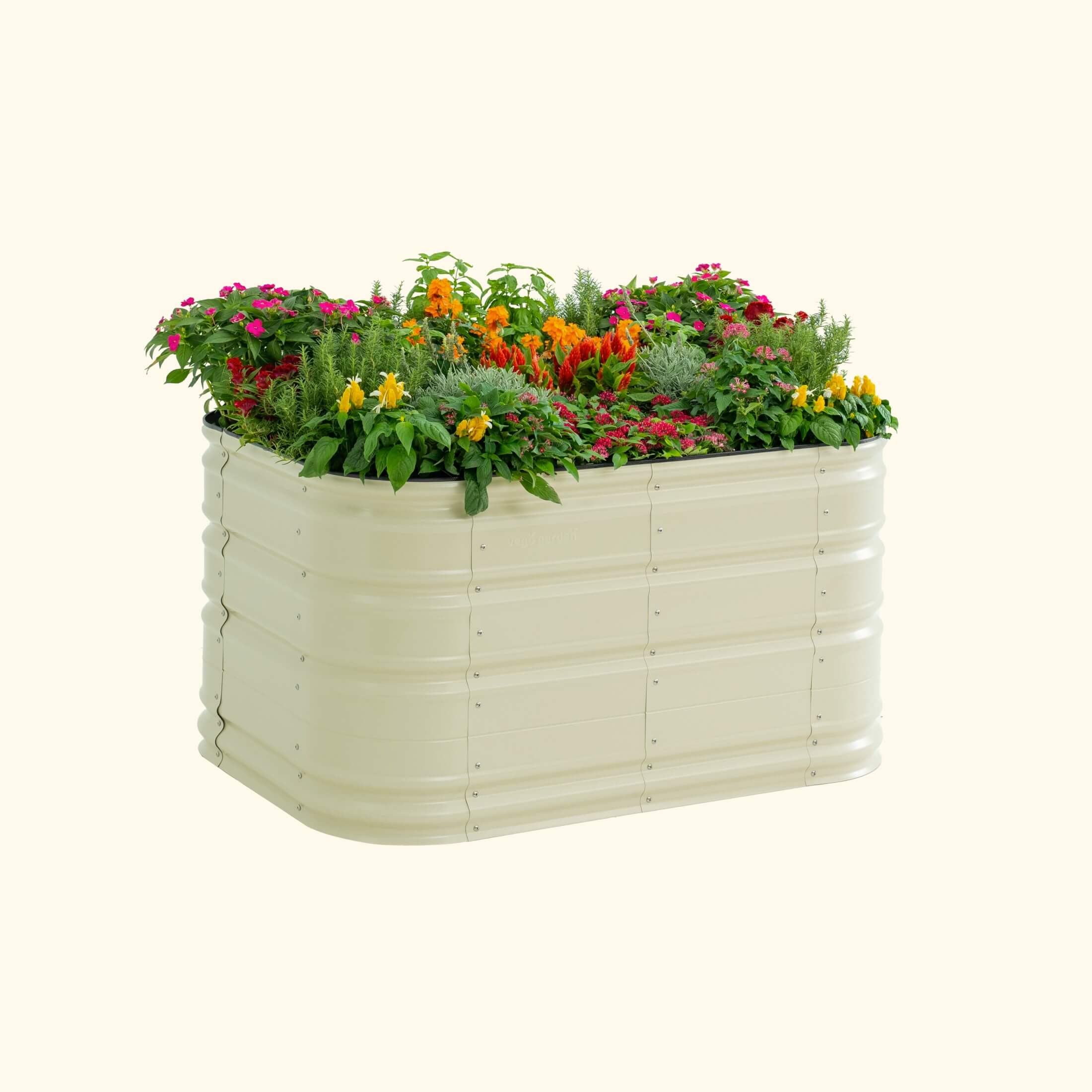 32" Tall 6 In 1 Medium Novel Modular Metal Raised Garden Bed Kit