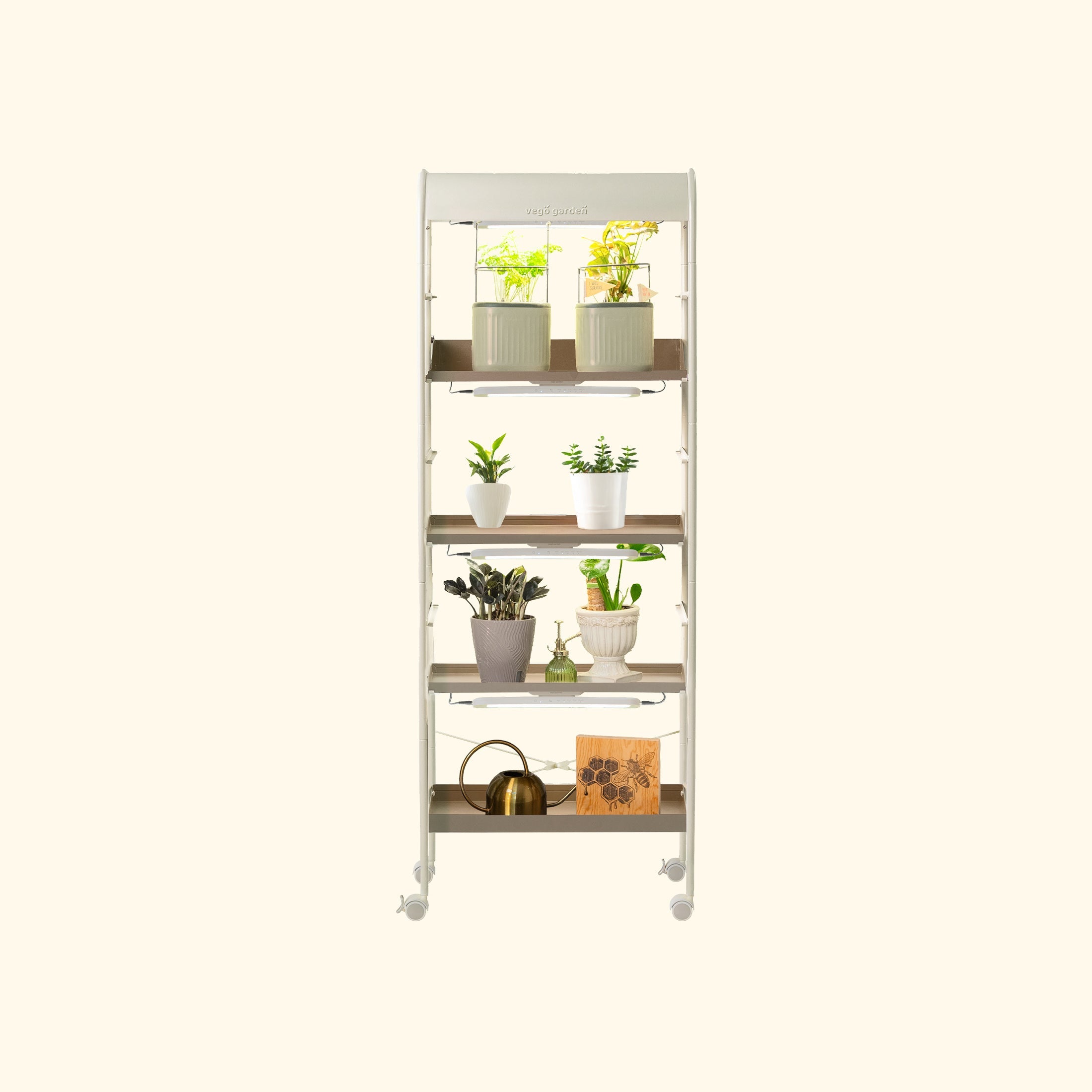 4 tier indoor plant stand 4 Tier Grow Light Garden