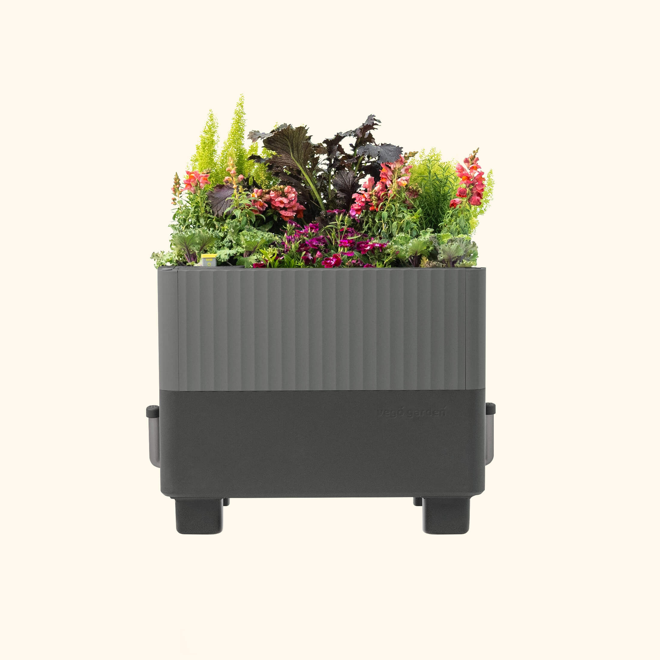 tiered self watering planter EZCube Self-Watering Planter 21" x 24", Sage Green