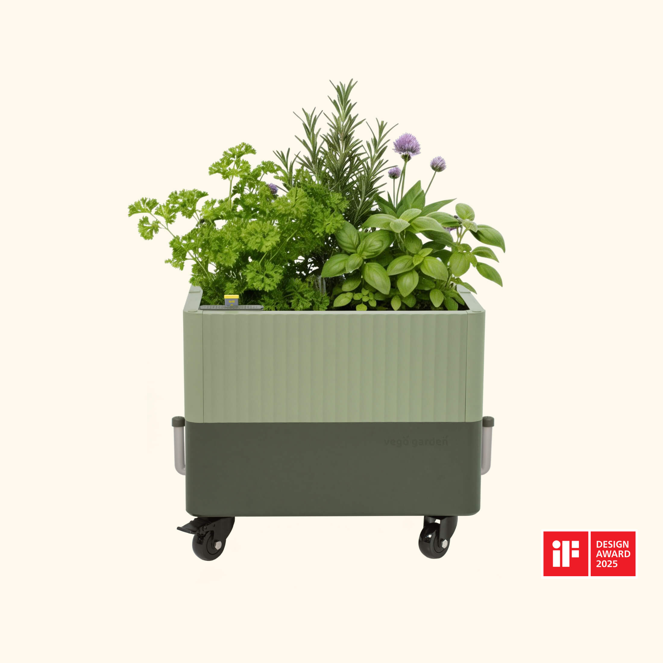 EZCube Self-Watering Rolling Planter 21” x 24”