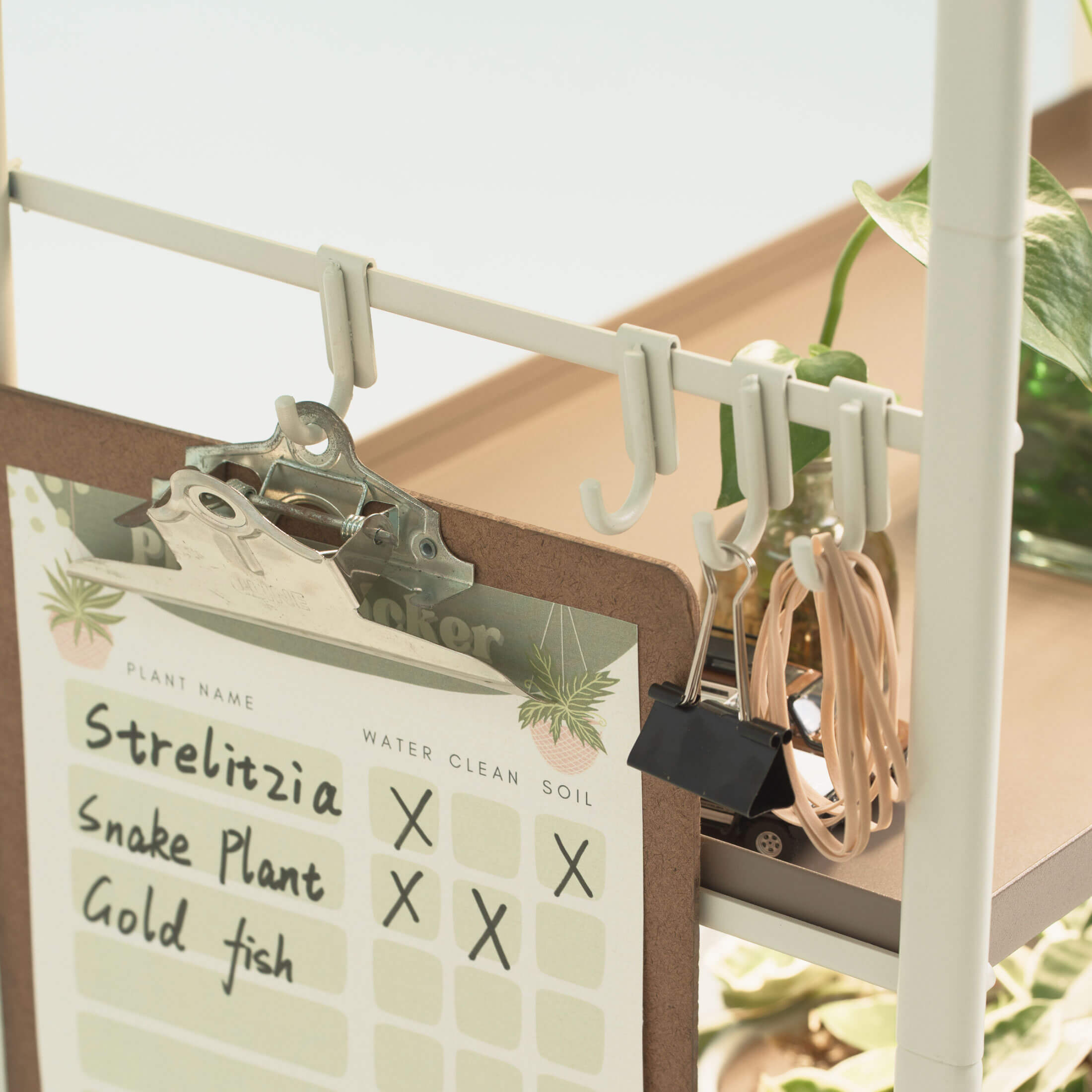 Grow Light Garden Hooks - 4 Pack