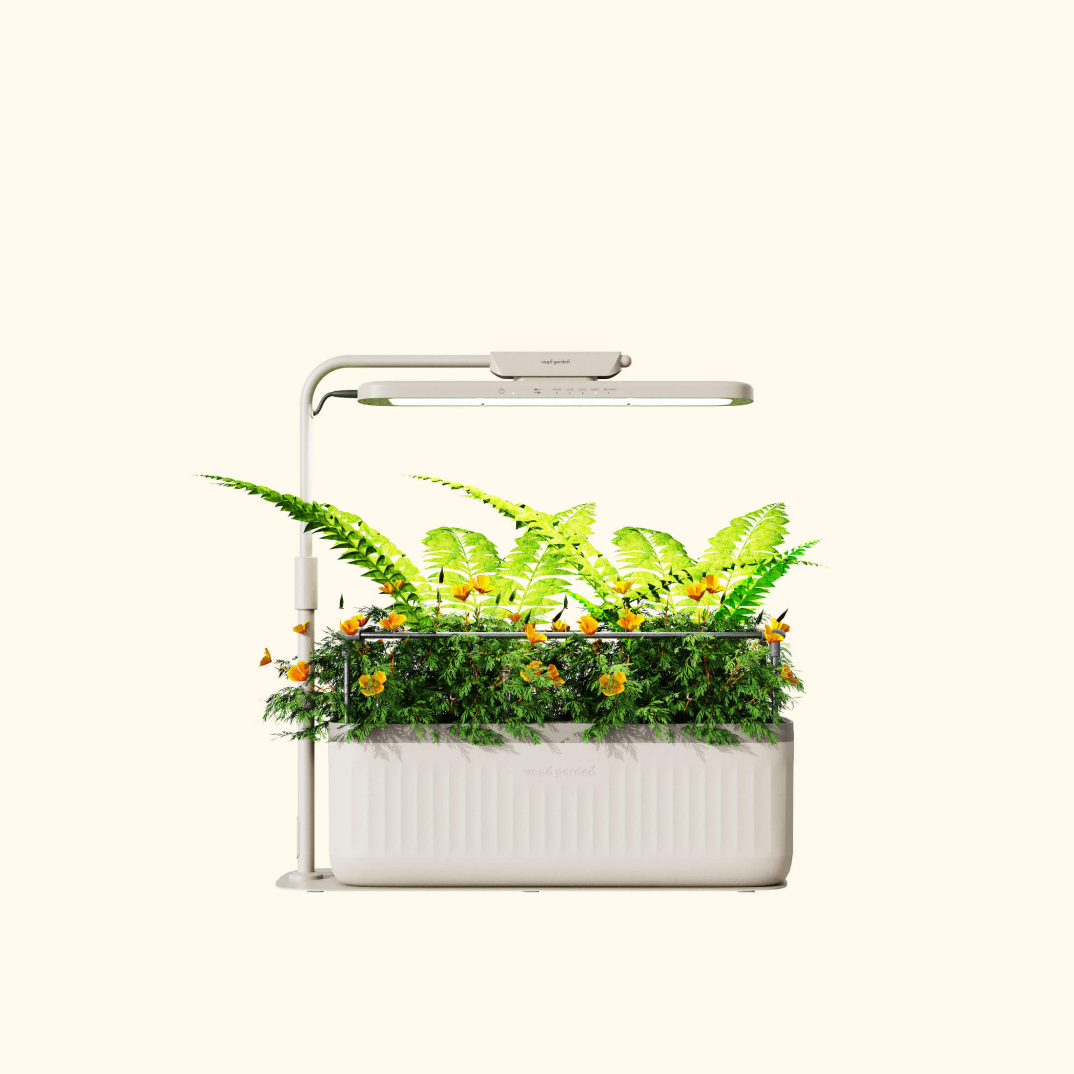led grow light stand heavy duty 3-tier with plant trays Grow Light Stand