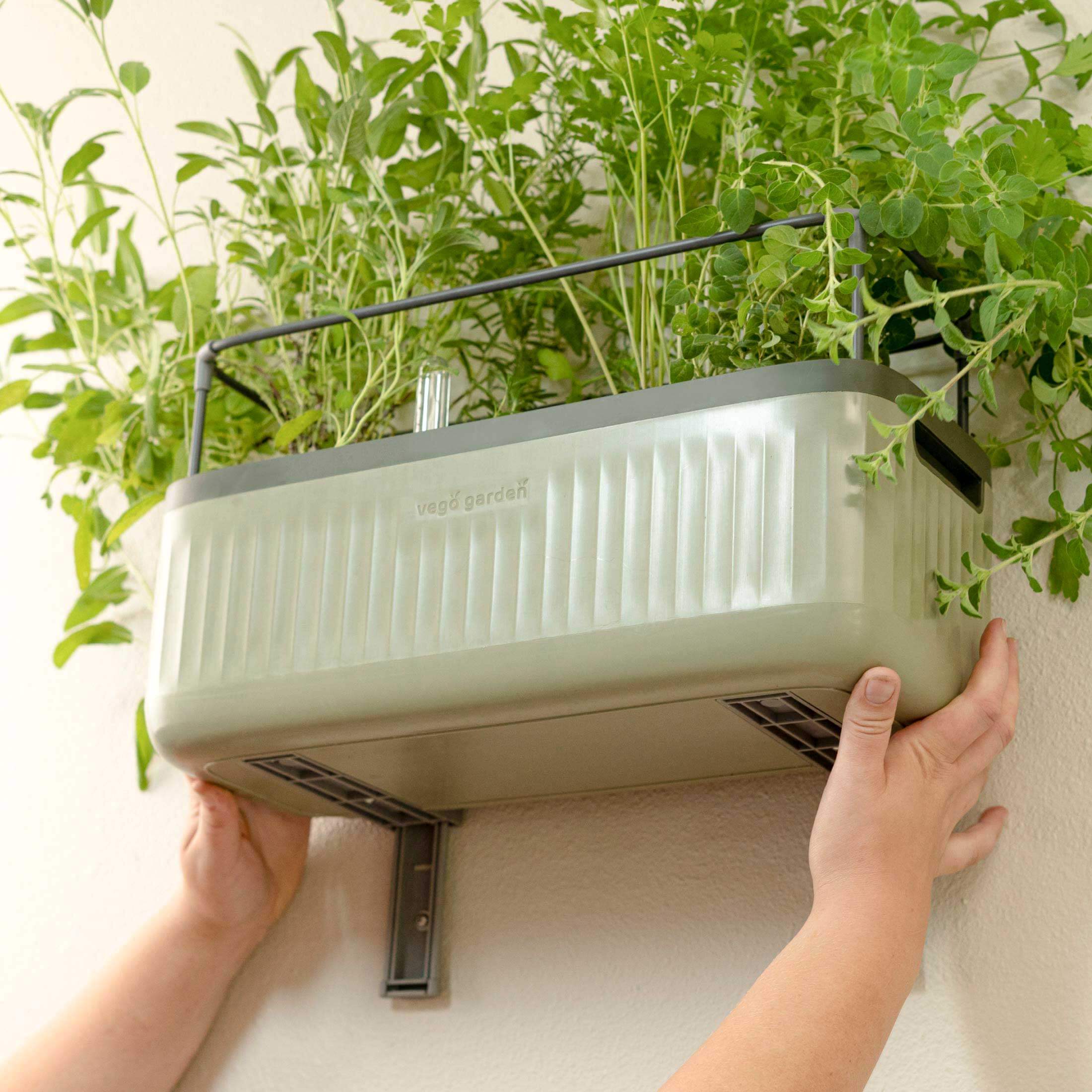 outdoor wall rack for plants Planter Wall Mount Kit, 2 Pack