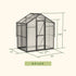 Vego Junior Victorian Greenhouse - 6.5ft Wide - Team Grow