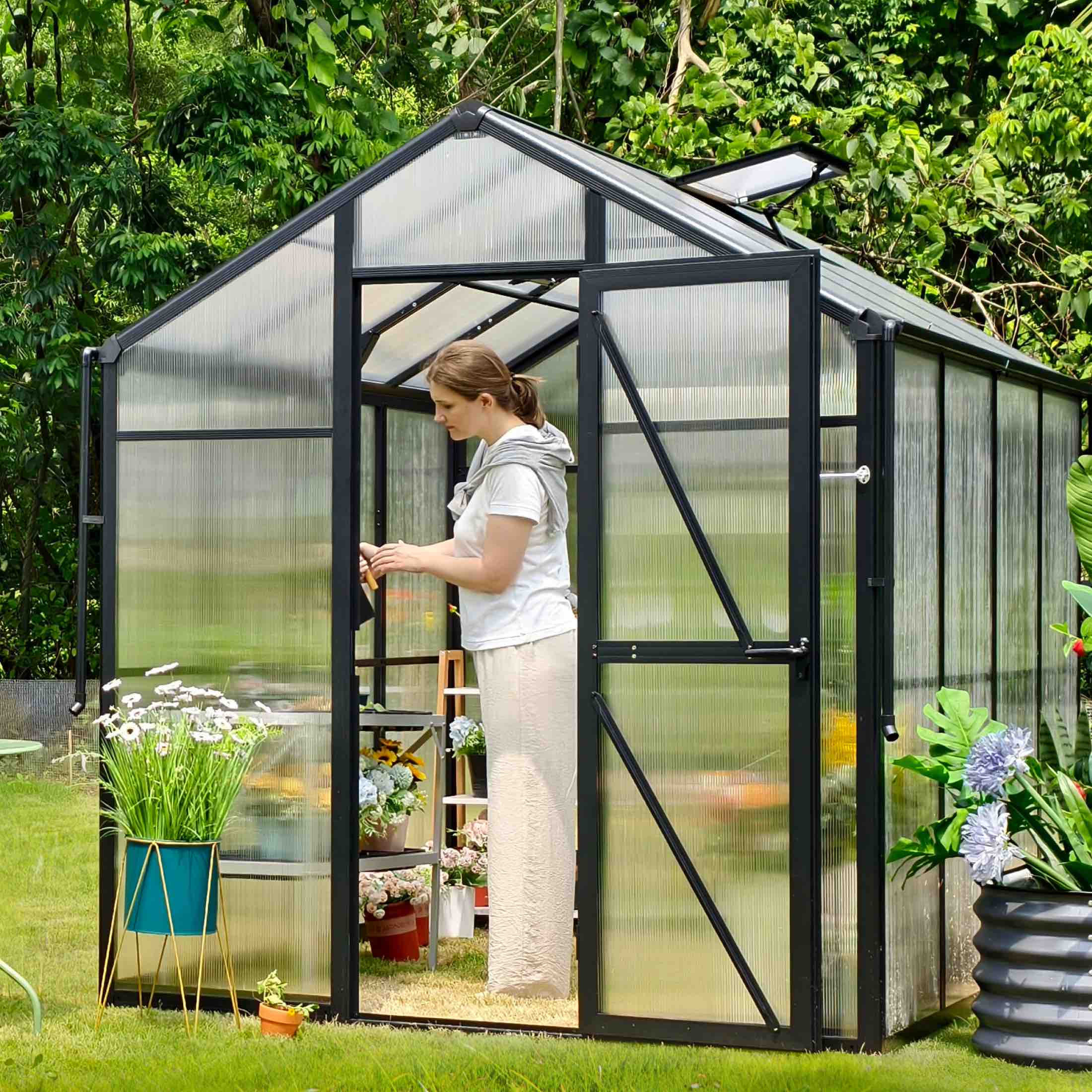 Vego Junior Victorian Greenhouse - 6.5ft Wide - Team Grow