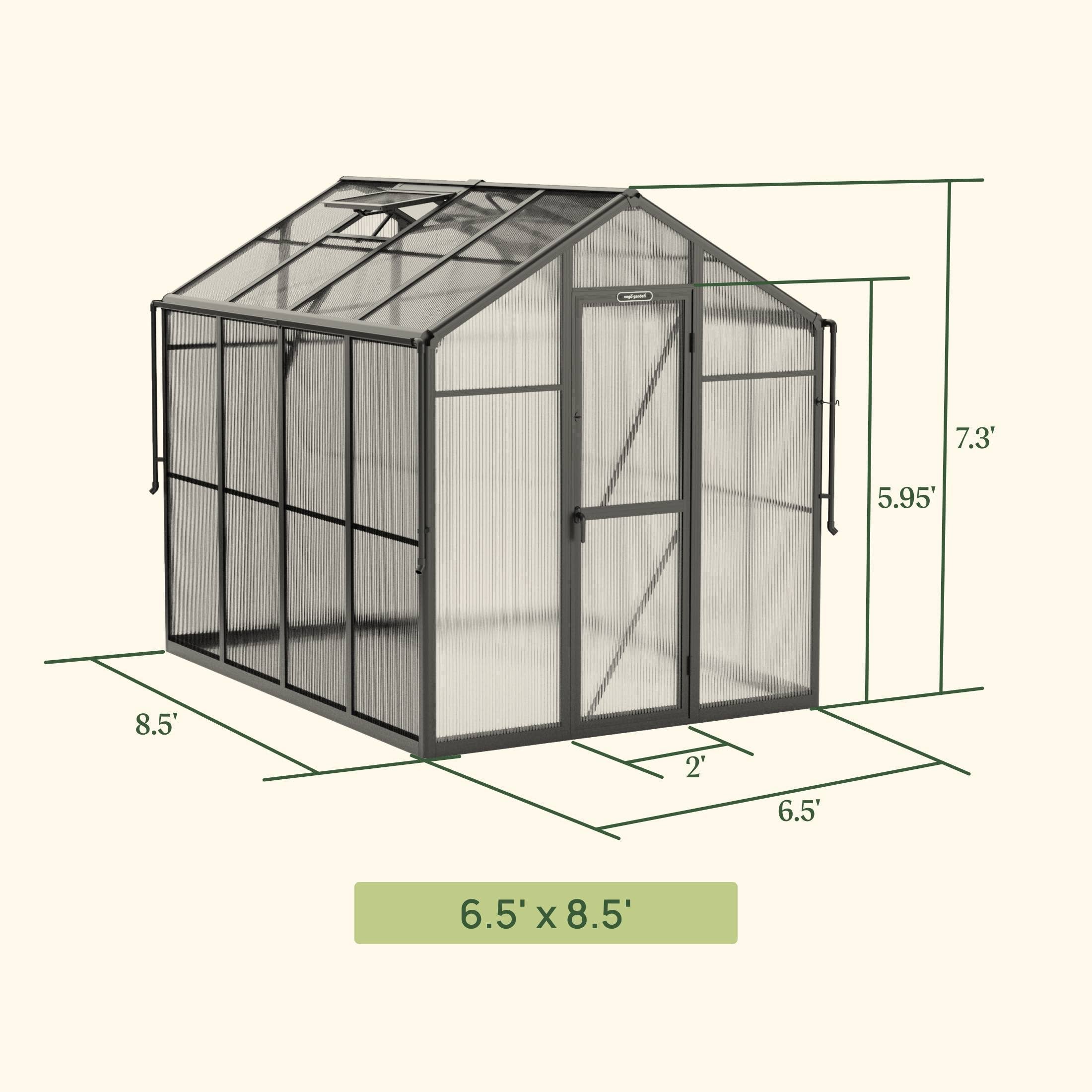 Vego Junior Victorian Greenhouse - 6.5ft Wide - Team Grow