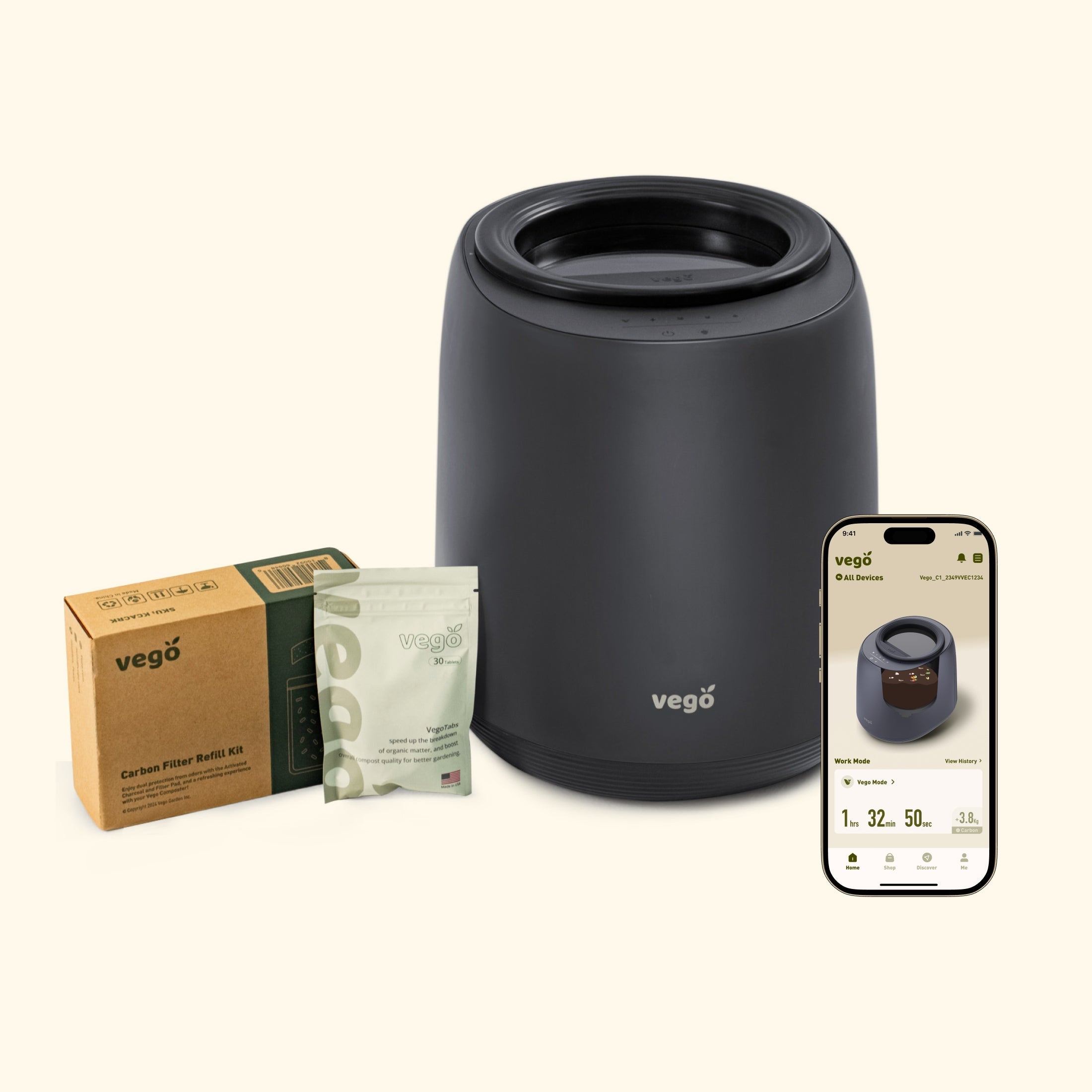 Vego Kitchen Composter - Team Grow