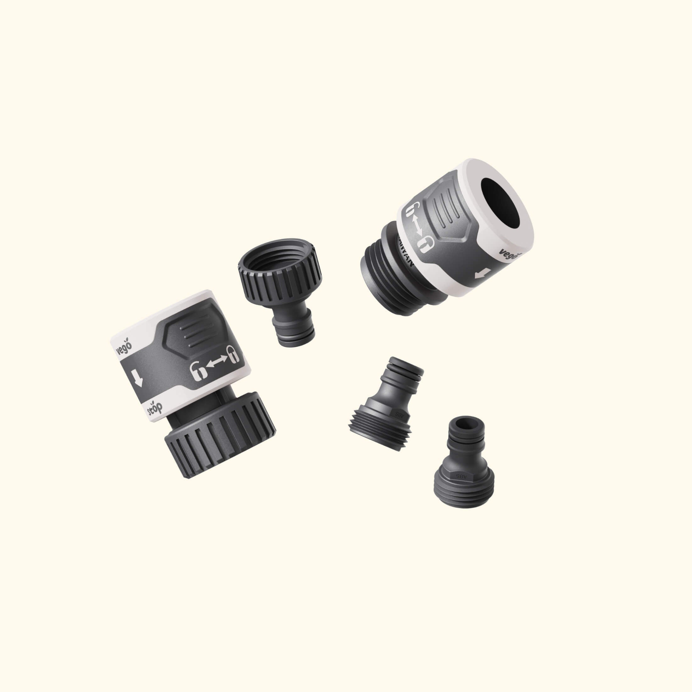 Vego Quick Connector Set V2 - Set of 5 - Team Grow