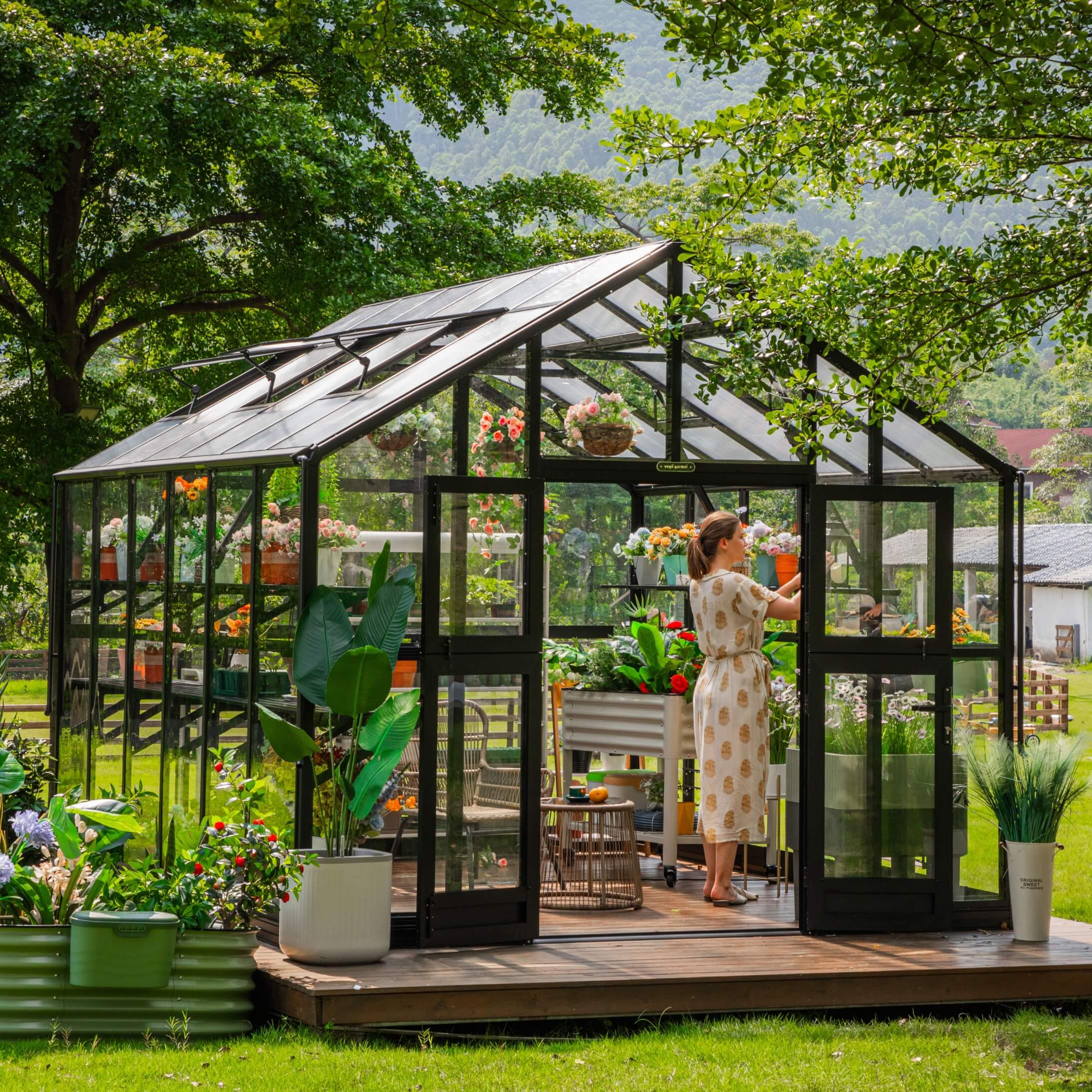 Vego Victorian Greenhouse - 10.5ft Wide - Team Grow