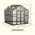 Vego Victorian Greenhouse - 8.5ft Wide - Team Grow
