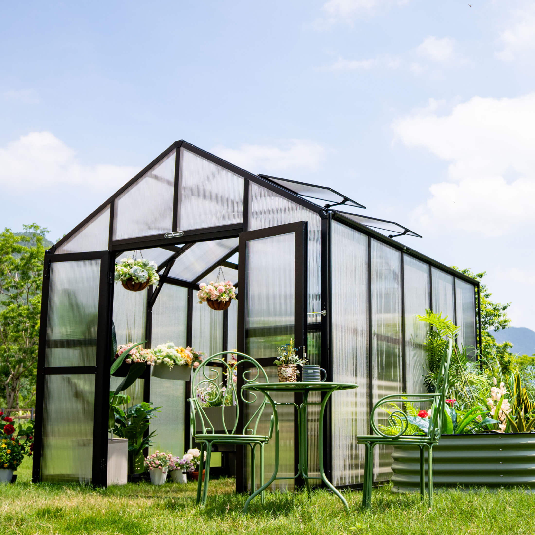 Vego Victorian Greenhouse - 8.5ft Wide - Team Grow