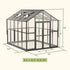 Vego Victorian Greenhouse - 8.5ft Wide - Team Grow