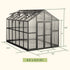 Vego Victorian Greenhouse - 8.5ft Wide - Team Grow