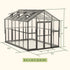 Vego Victorian Greenhouse - 8.5ft Wide - Team Grow