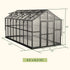 Vego Victorian Greenhouse - 8.5ft Wide - Team Grow