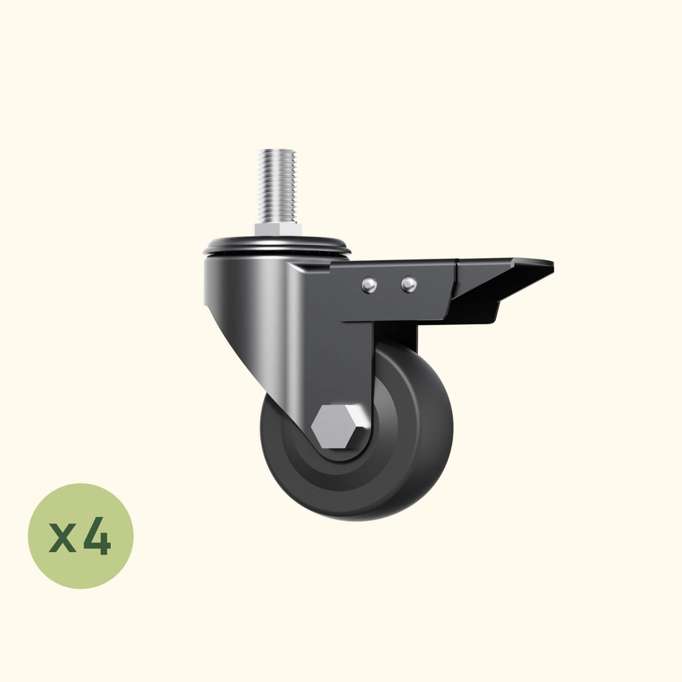 Elevated garden bed casters set of 4